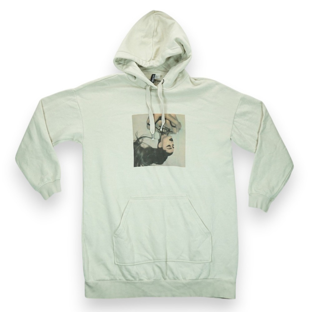 Ariana Grande 2019 Grandaritour Inc Beige Sweatshirt Hoodie Size Medium